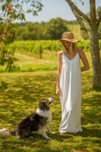 Natalia Dress Ecru