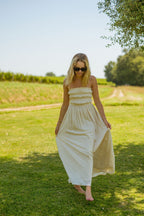 Isabella Dress Beige