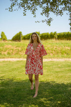Amaya Dress Red