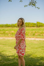Amaya Dress Red