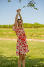 Amaya Dress Red