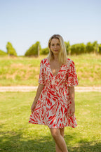 Amaya Dress Red