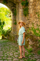 Robe Loubna Vert D'Eau