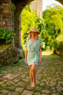 Robe Loubna Vert D'Eau