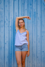 Top Louise Blue
