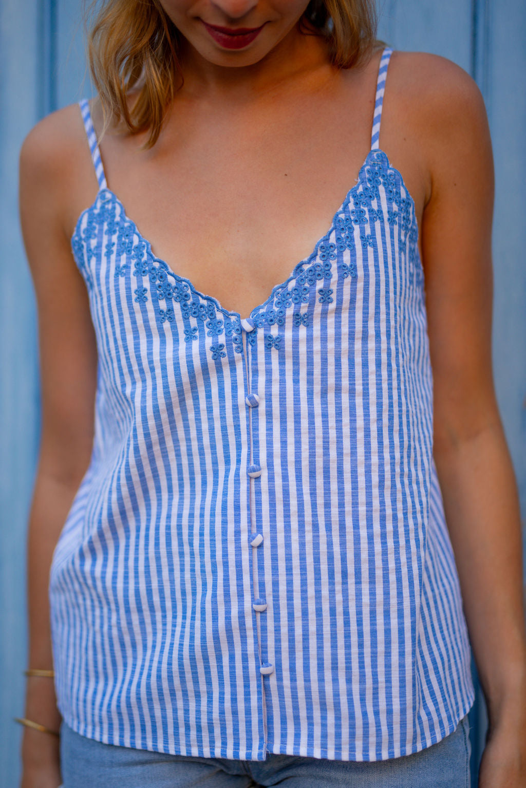 Top Louise Blue