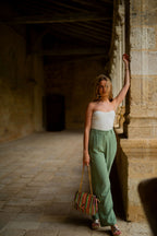 Pantalon Darren Vert Menthe
