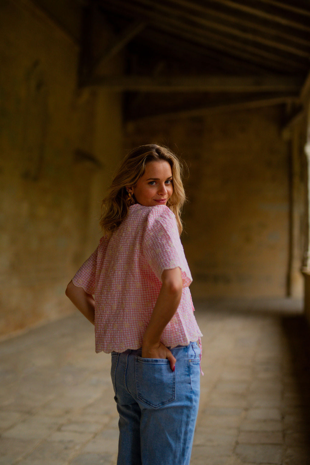 blusa justine