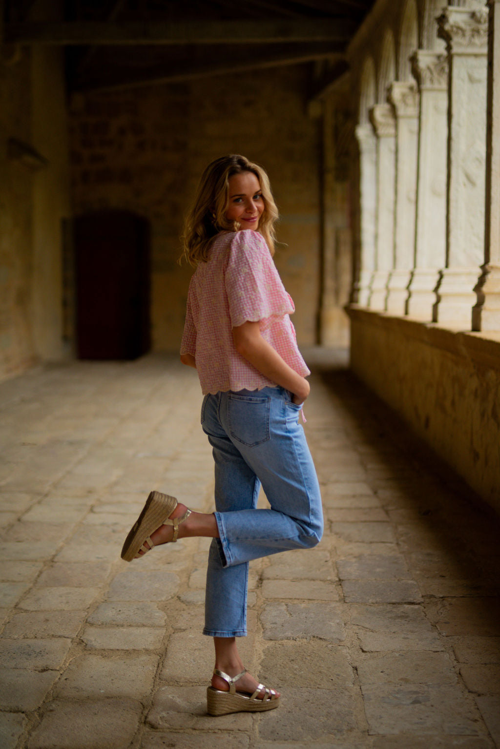 blusa justine