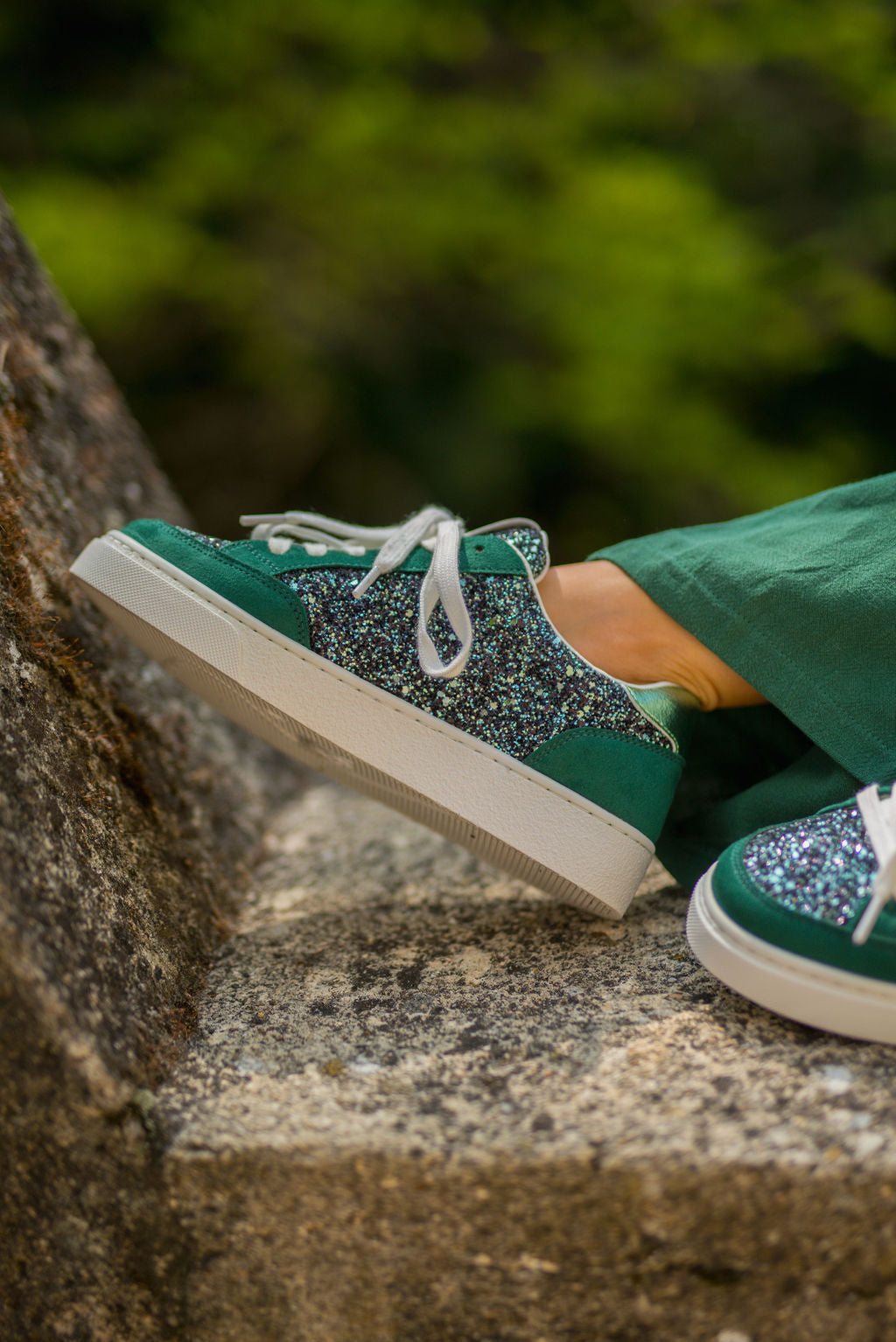 Green Janna Sneakers