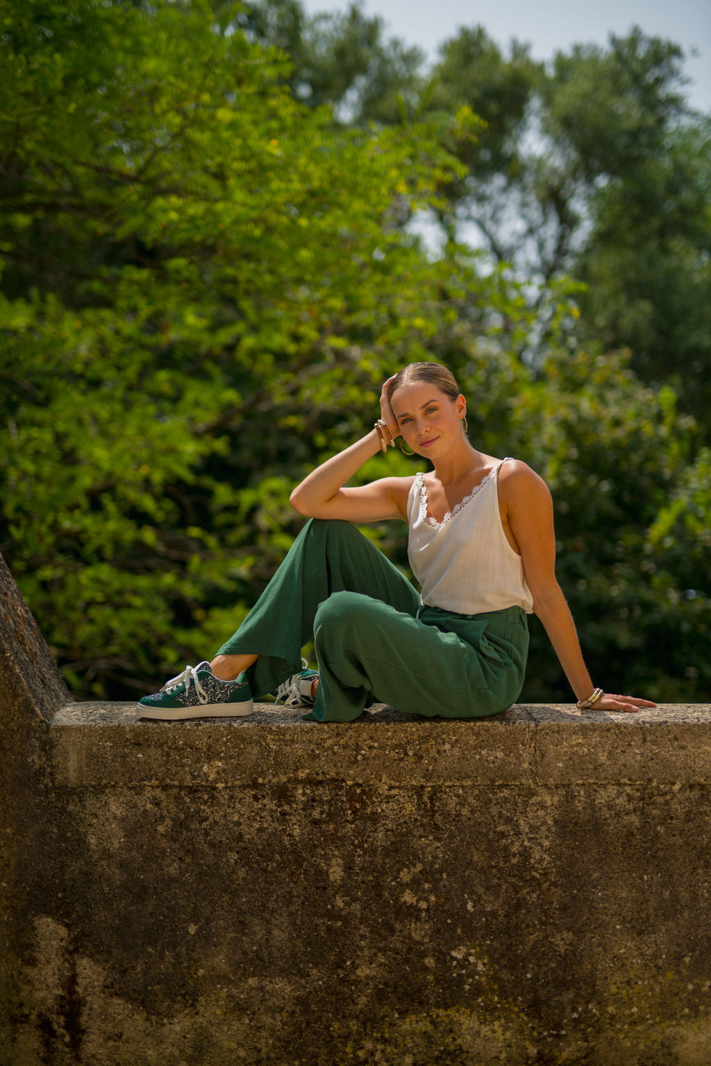 Green Janna Sneakers