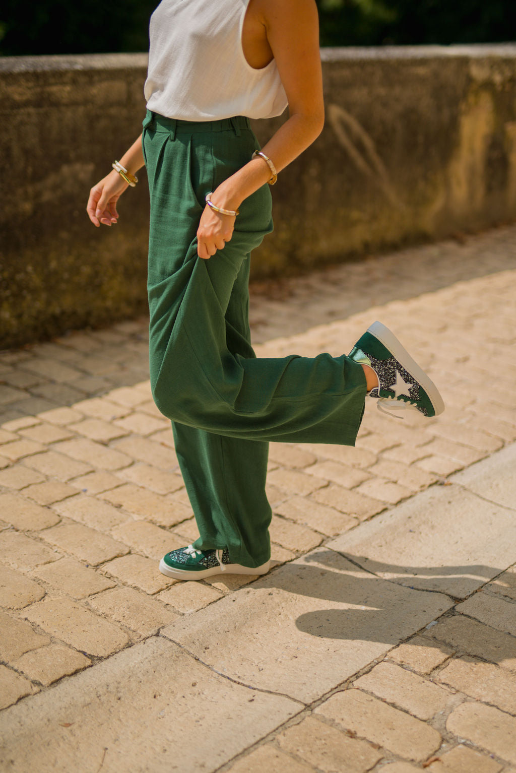 Green Janna Sneakers
