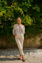 Vaqueros Mom Yuna Fit Beige