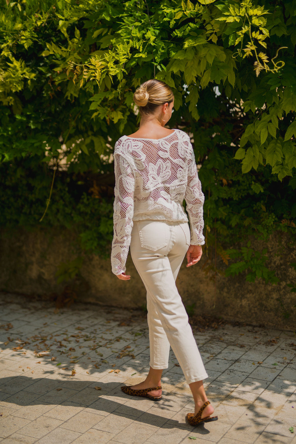Vaqueros Mom Yuna Fit Beige