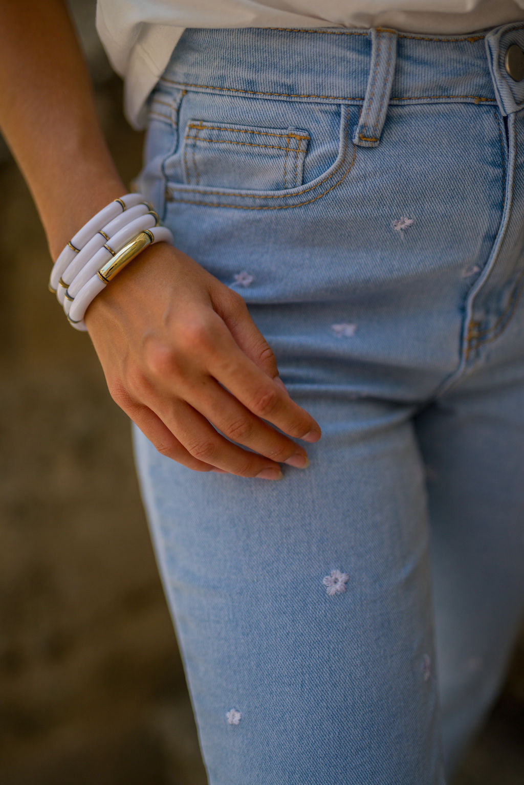 White Tyla Bracelet