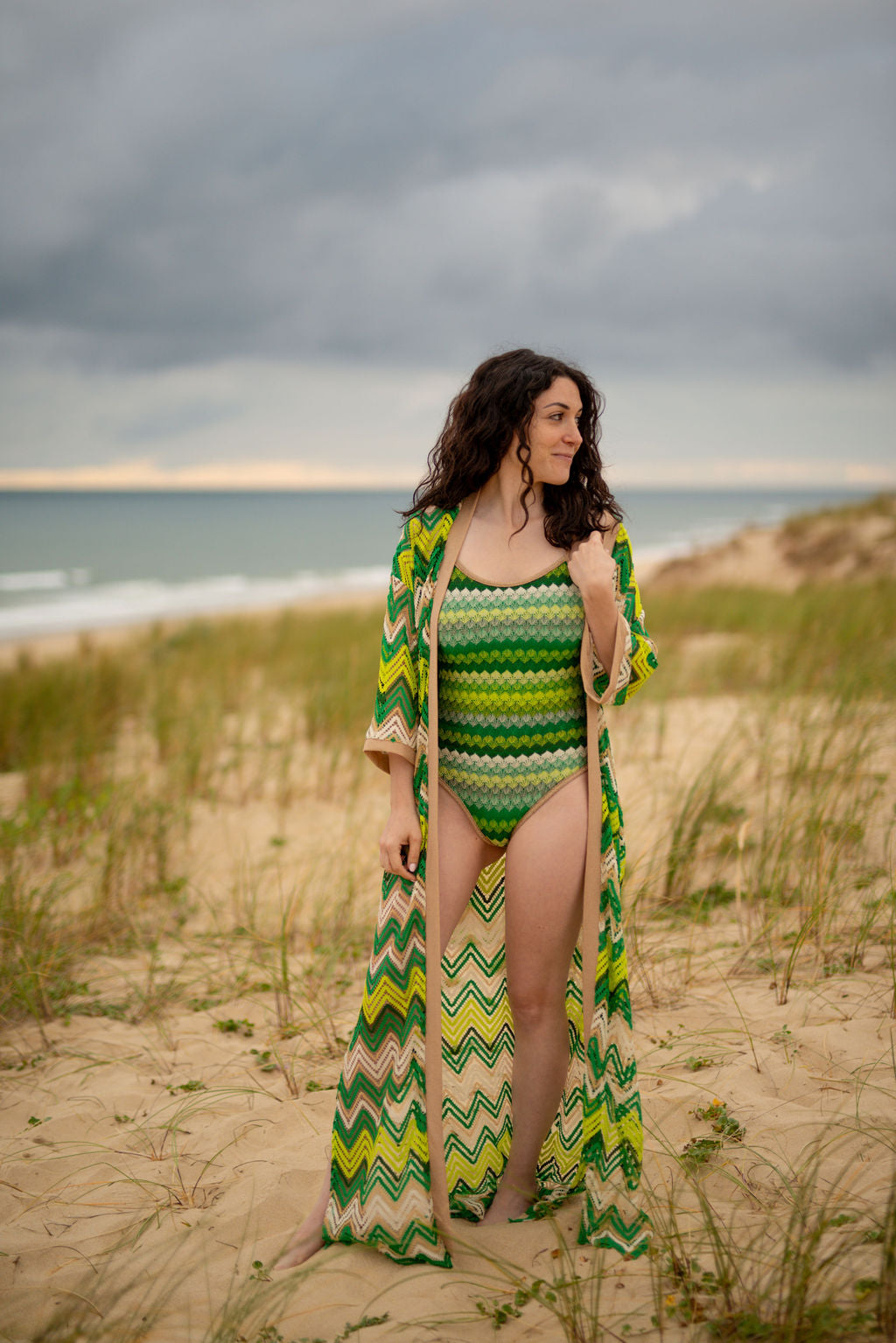 Kimono Palma Vert