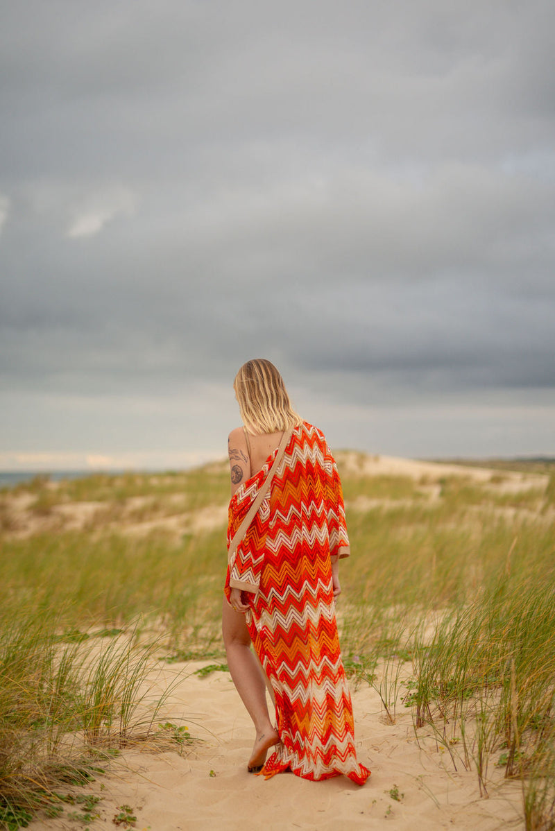 Kimono Palma Orange