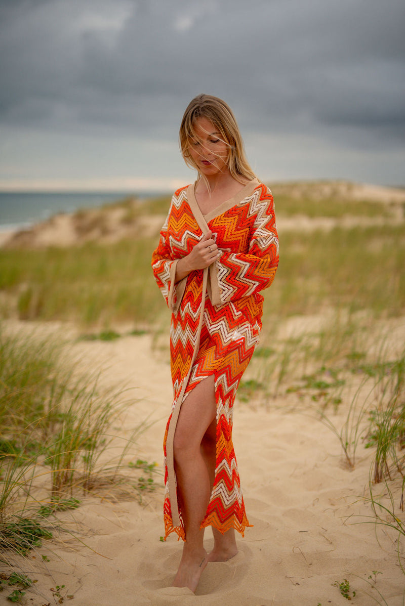 Kimono Palma Orange