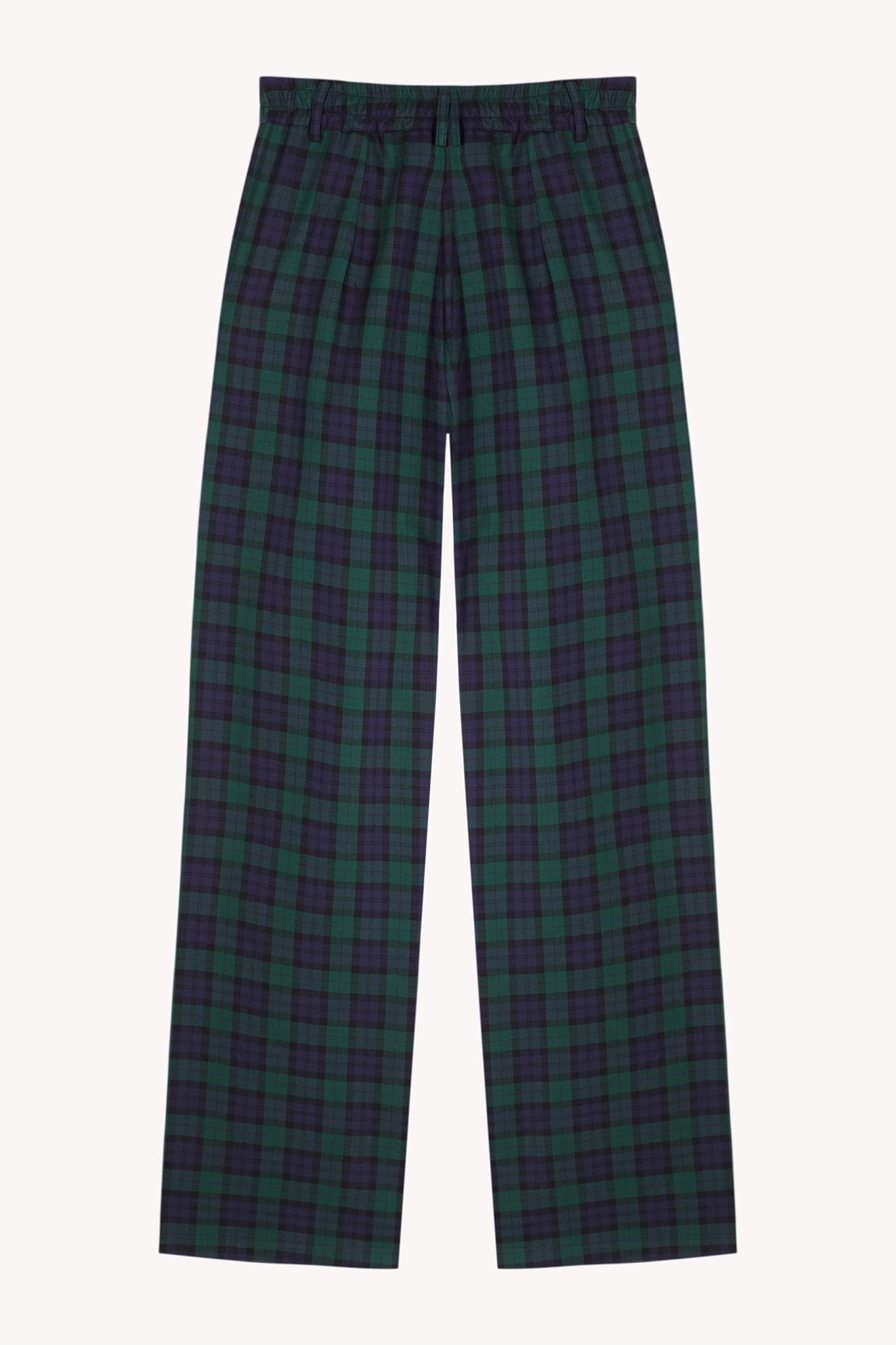 Green And Navy Alia Trousers