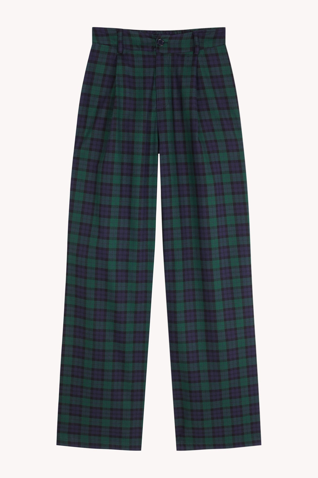 Green And Navy Alia Trousers