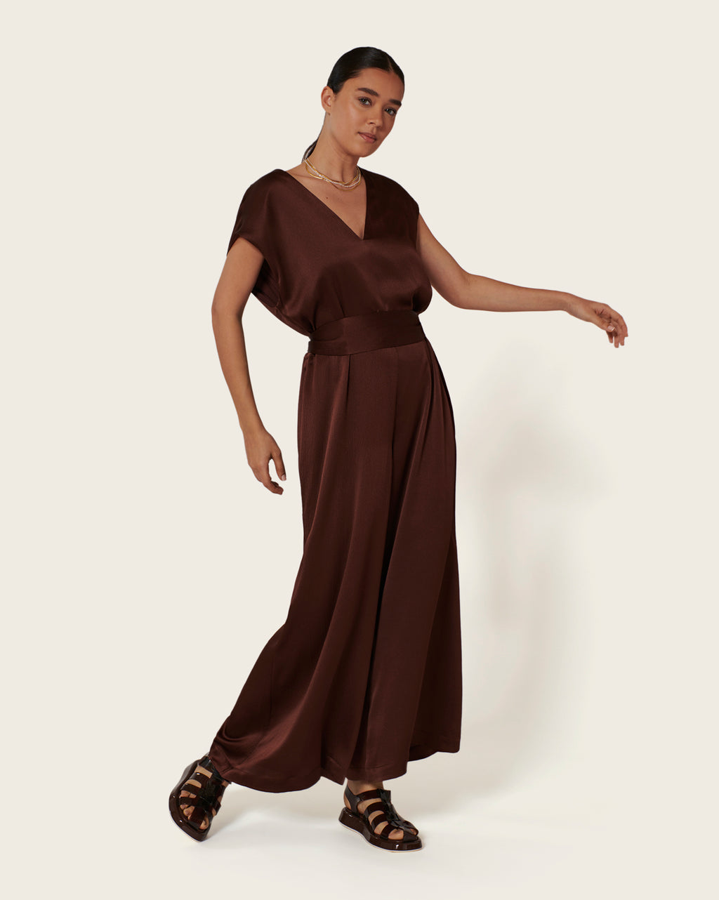 Combinaison longue Alicante - Choco