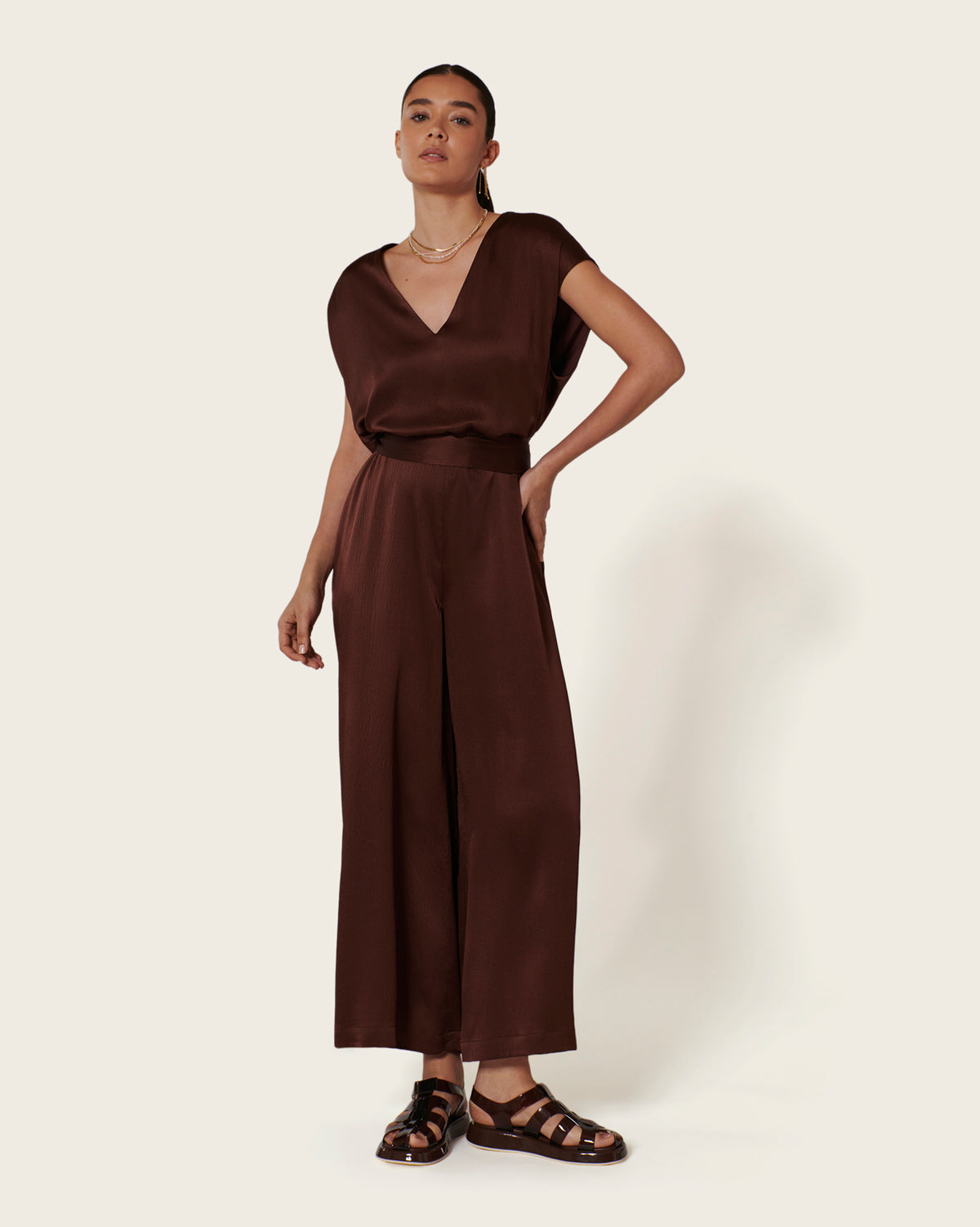 Combinaison longue Alicante - Choco