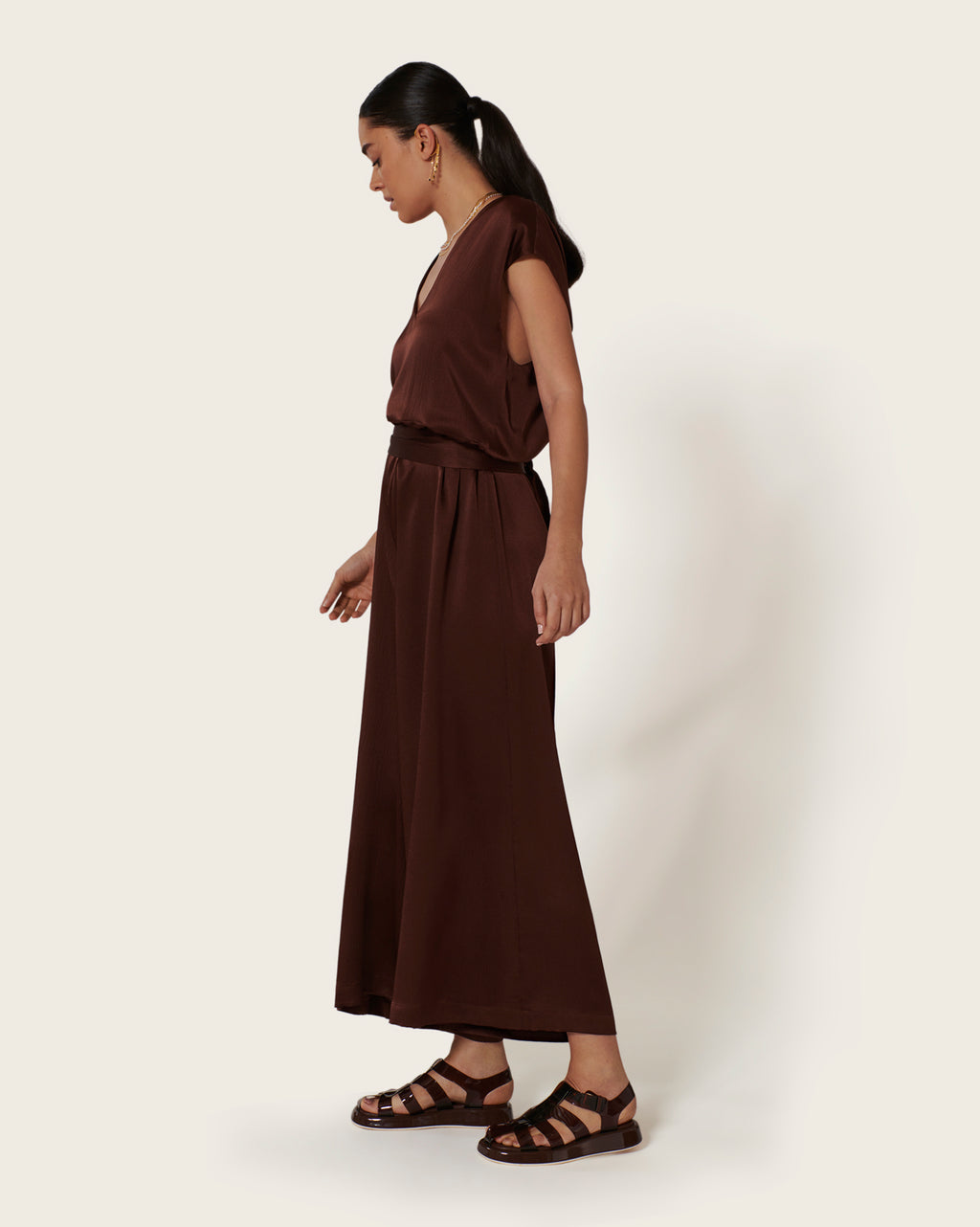 Combinaison longue Alicante - Choco
