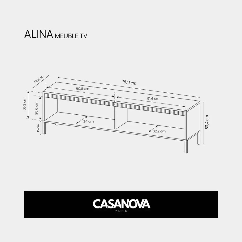 Mueble de TV Alina - Mueble de TV