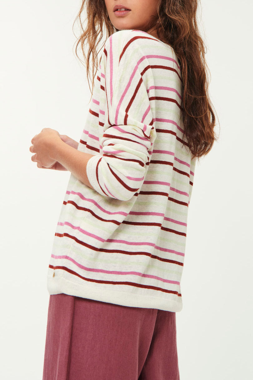 Jersey Alisone - Lino multicolor
