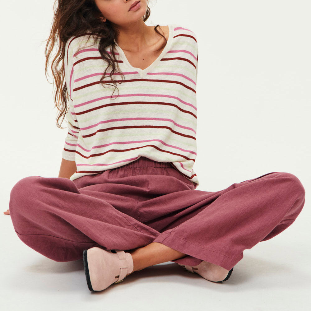 Jersey Alisone - Lino multicolor