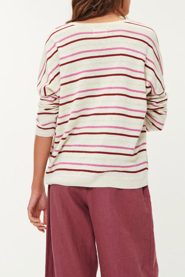 Jersey Alisone - Lino multicolor