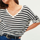 Alissia Sweater - Cream/Black