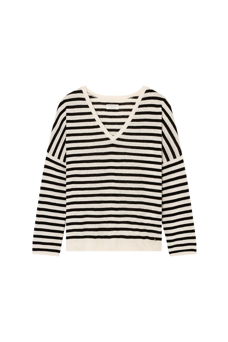 Alissia Sweater - Cream/Black