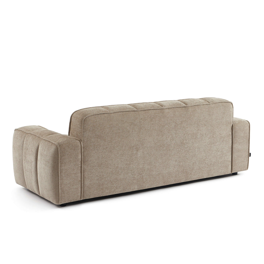 Alistair - Sofá 3 Plazas - Tela Chenilla - Beige