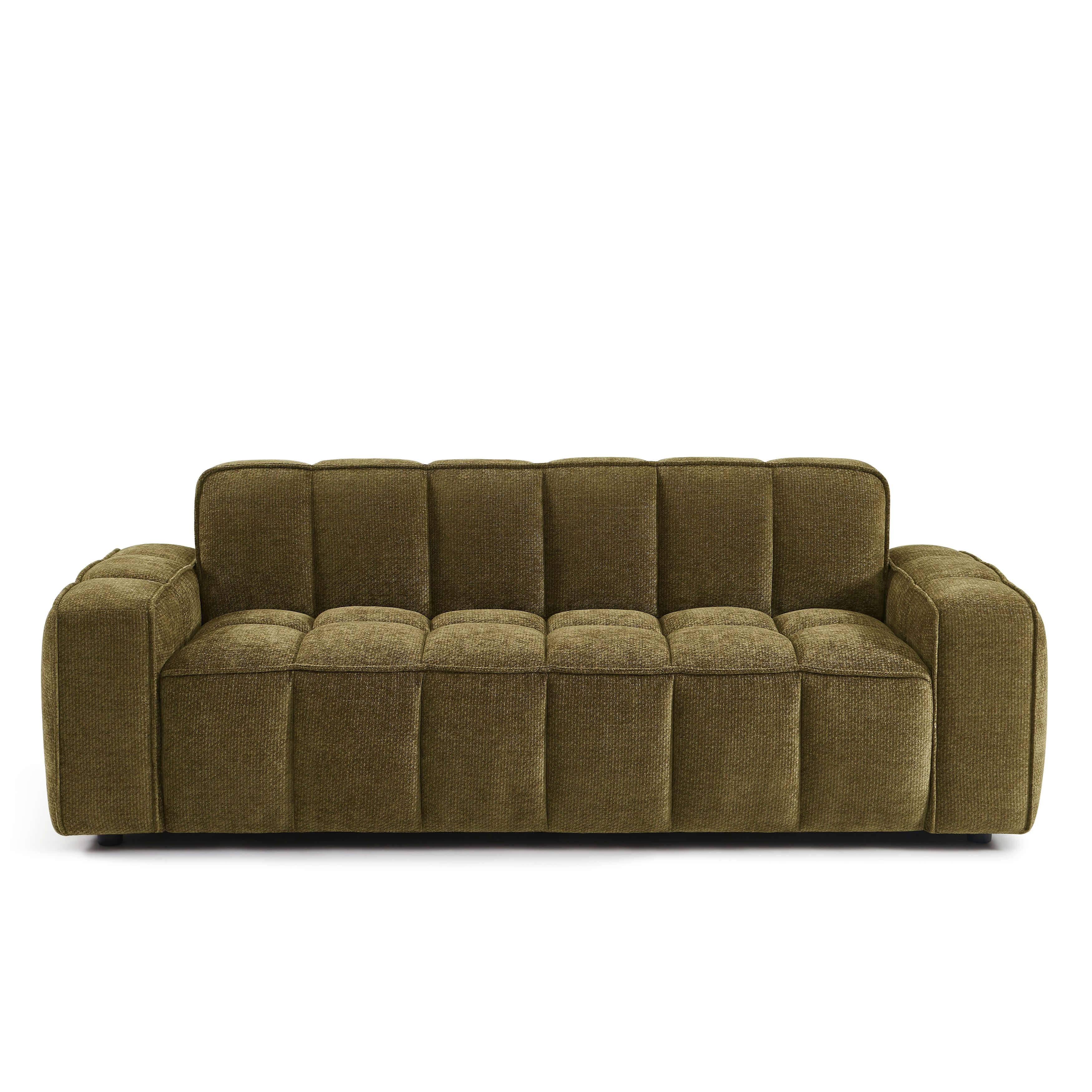 Alistair - 3-Seater Sofa - Chenille Fabric - Green