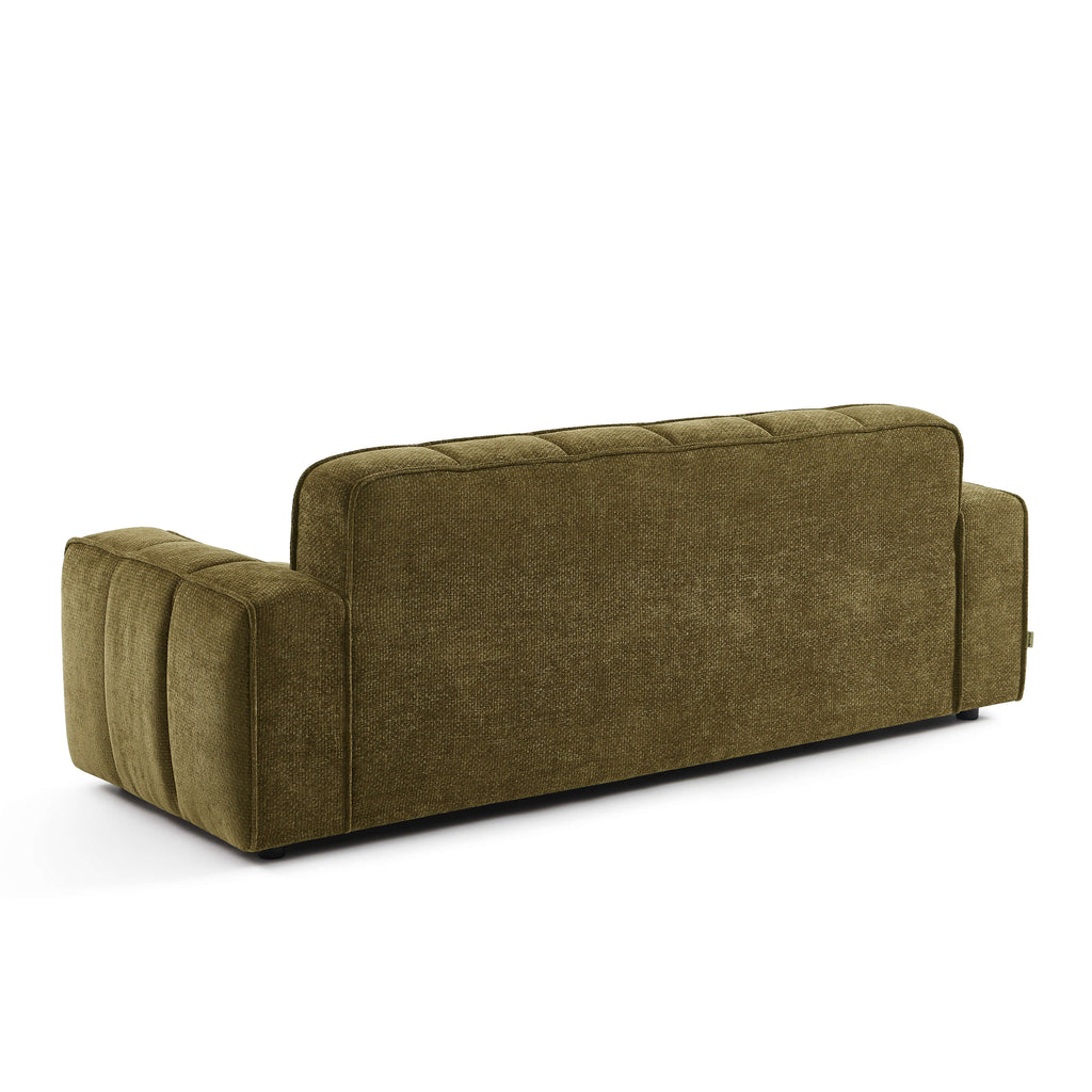 Alistair - 3-Seater Sofa - Chenille Fabric - Green