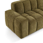 Alistair - 3-Seater Sofa - Chenille Fabric - Green