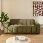 Alistair - 3-Seater Sofa - Chenille Fabric - Green