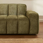 Alistair - 3-Seater Sofa - Chenille Fabric - Green