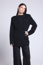 Chaqueta sastre Alix - Negro - Mujer