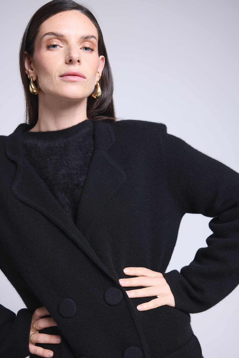 Chaqueta sastre Alix - Negro - Mujer