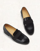 Penny Loafer Alix - Cuir Vernis Noir - Semelle Cuir - Femme