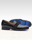 Penny Loafer Alix - Charol negro - Suelas de cuero - Femenino