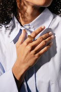 Anillo Thelma - Dorado