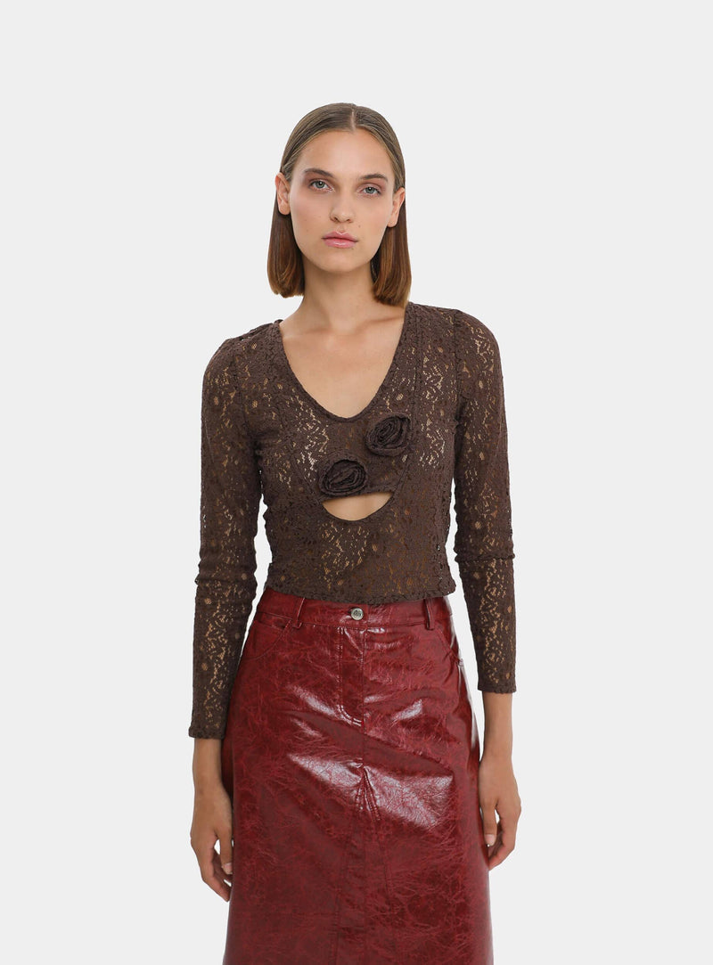 LAAGAM - ALLEGRA LACE TOP