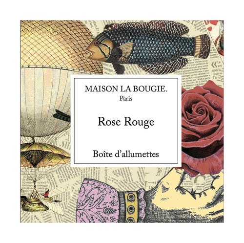 Boite D'Allumettes Rose Rouge