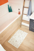 Almafie - Tapis De Salle De Bain - Polyester Imprimé - Creme