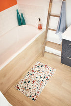 Almafie - Tapis De Salle De Bain - Polyester Imprimé - Multicolore