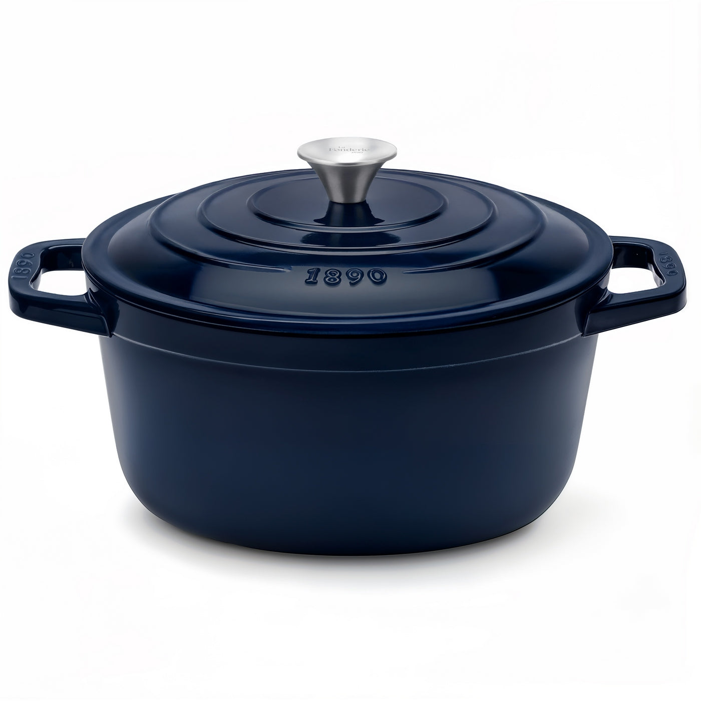 Round Casserole Dish - Blue