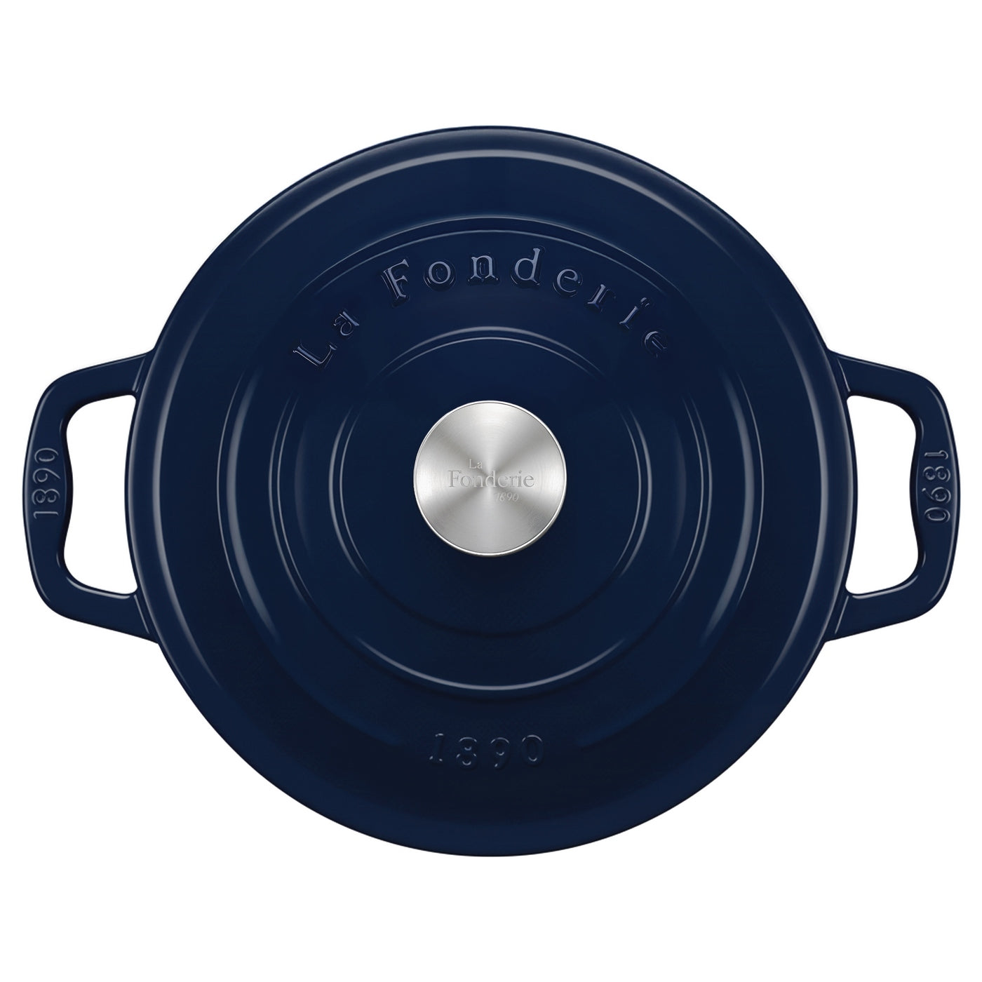 Round Casserole Dish - Blue